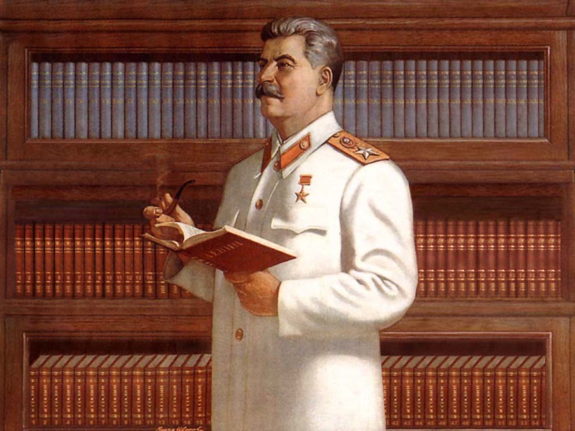 Stalin malovaný
